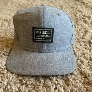Grey Nike Strapback Hat